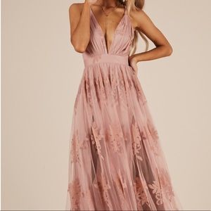 Promenade Maxi Dress in Blush